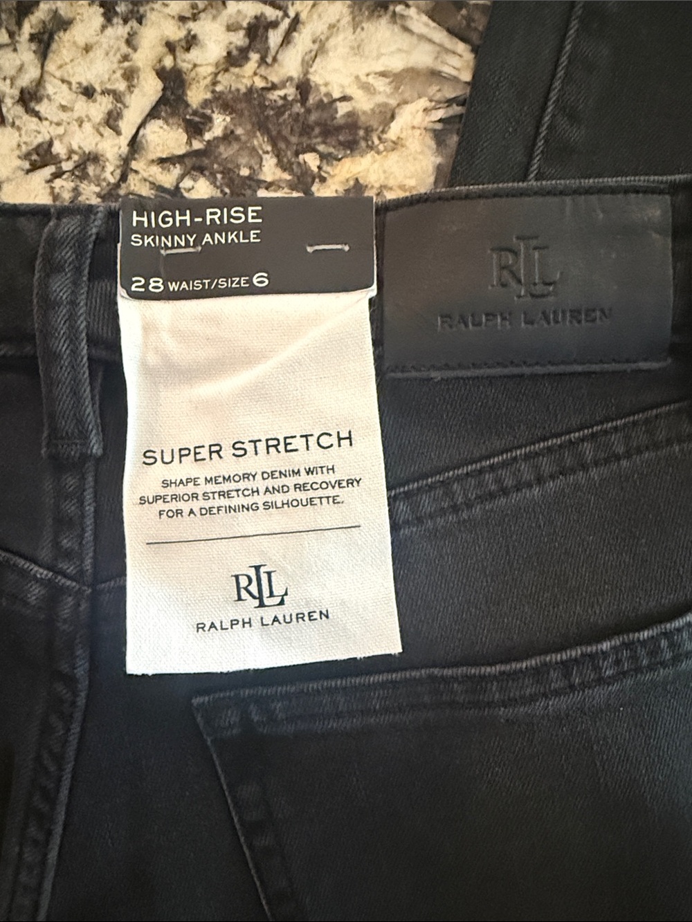 Lauren Ralph Lauren -high rise skinny ankle jeans -Brand New With Tags - Picture 10 of 10
